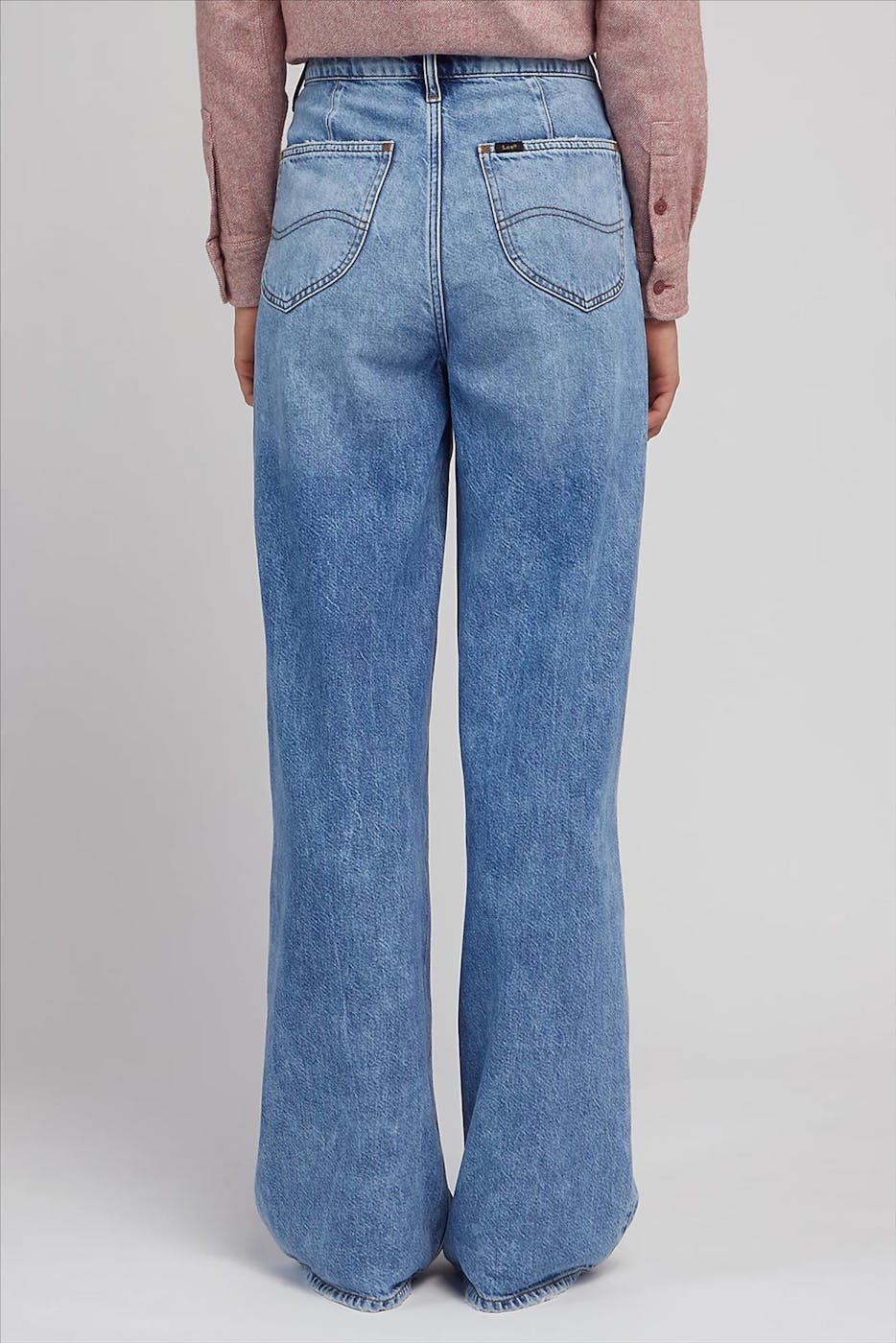 Lee - Blauwe Stella Wide jeans
