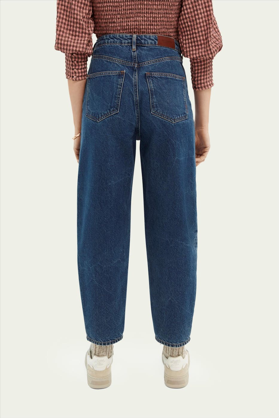 Scotch & Soda - Donkerblauwe High Rise Balloon Leg