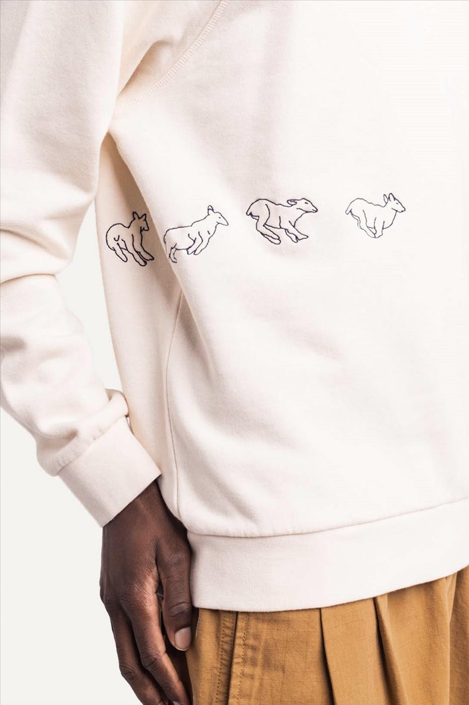 OLOW - Ecru Ivory Run sweater