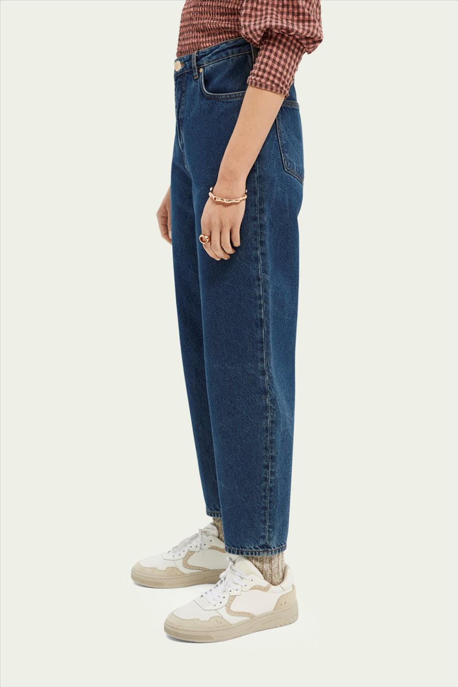 Scotch & Soda - Donkerblauwe High Rise Balloon Leg