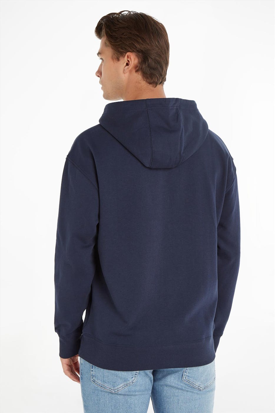 Tommy Jeans - Donkerblauwe Regular Logo hoodie
