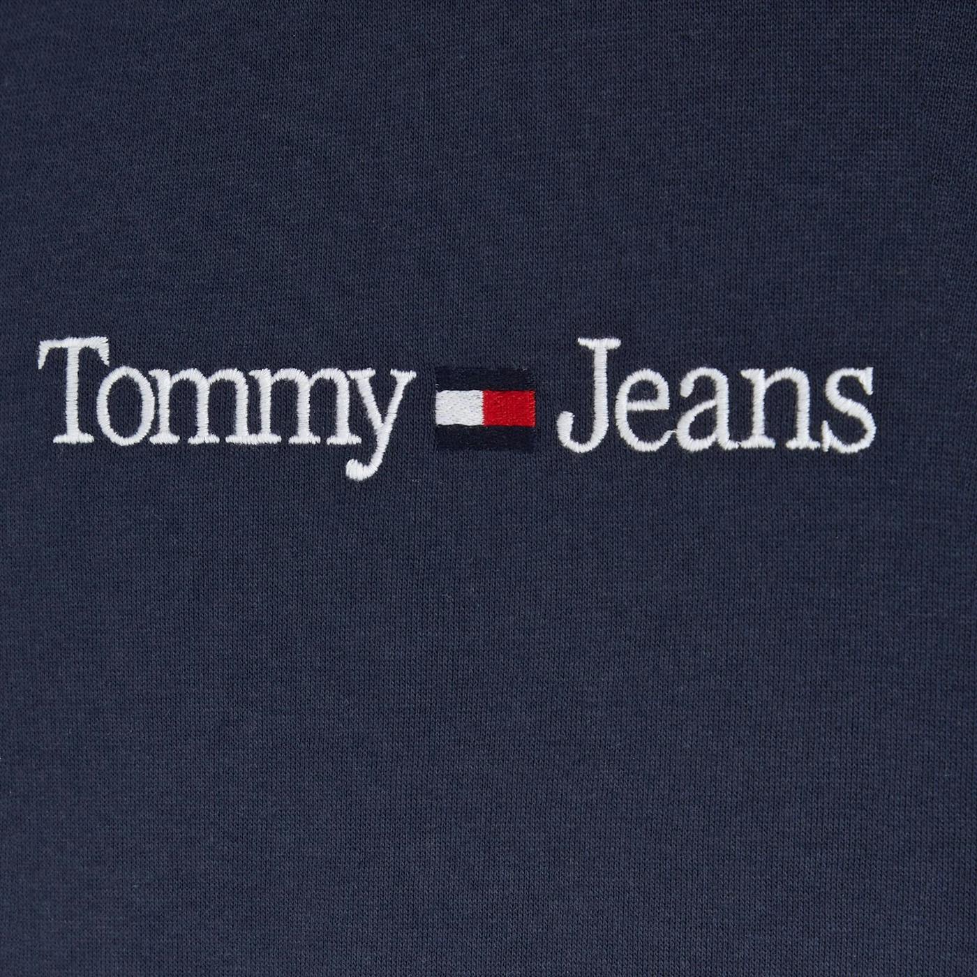 Tommy Jeans - Donkerblauwe Regular Logo hoodie