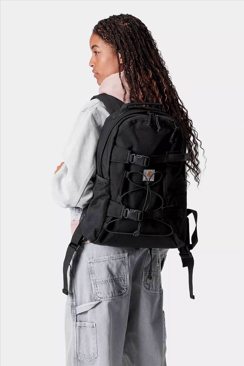 Carhartt WIP - Zwarte Kickflip rugzak