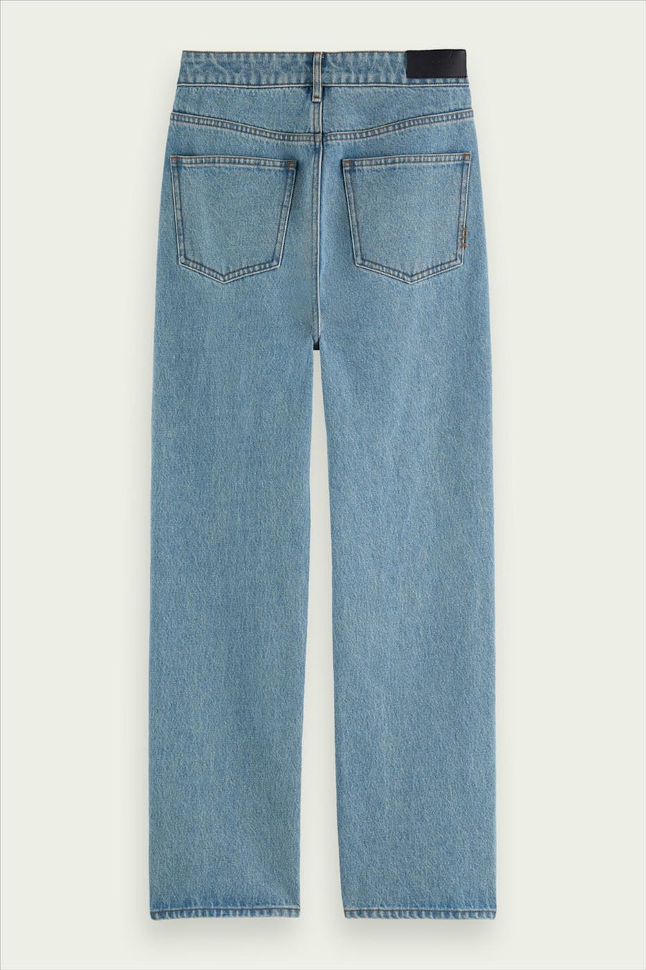Scotch & Soda - Lichtblauwe High Rise Tailored Straight jeans