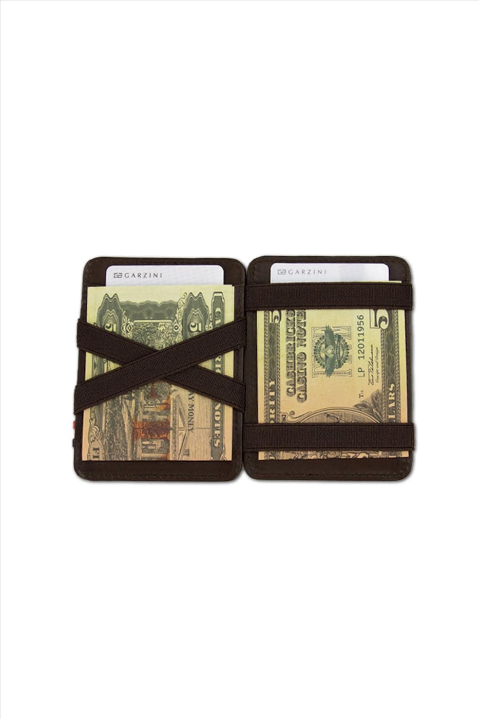 Garzini - Donkerbruine Urban Magic coin wallet