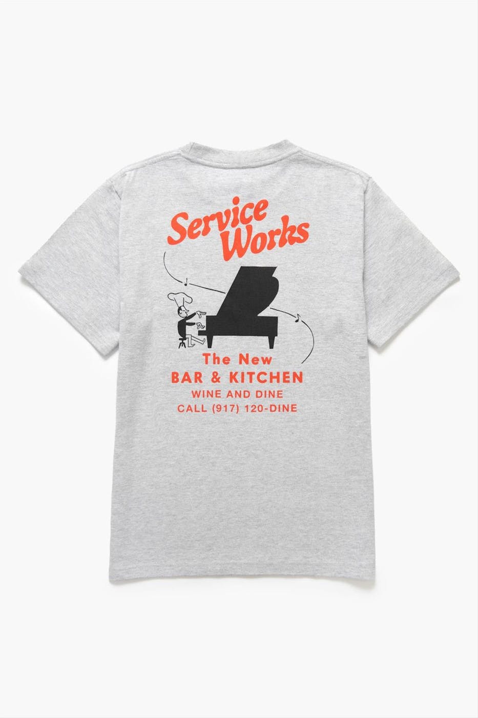 Service Works - Grijze Bar & Kitchen T-shirt