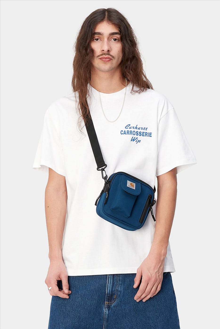 Carhartt WIP - Elder Blauwe Essentials bag