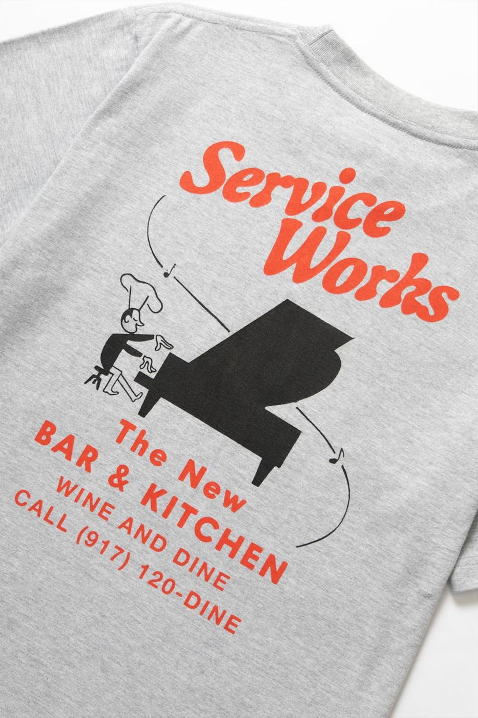 Service Works - Grijze Bar & Kitchen T-shirt