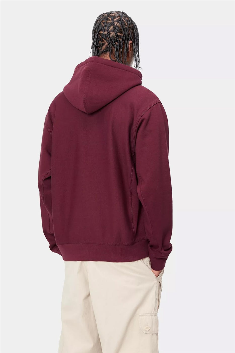 Carhartt WIP - Bordeaux American Scipt hoodie