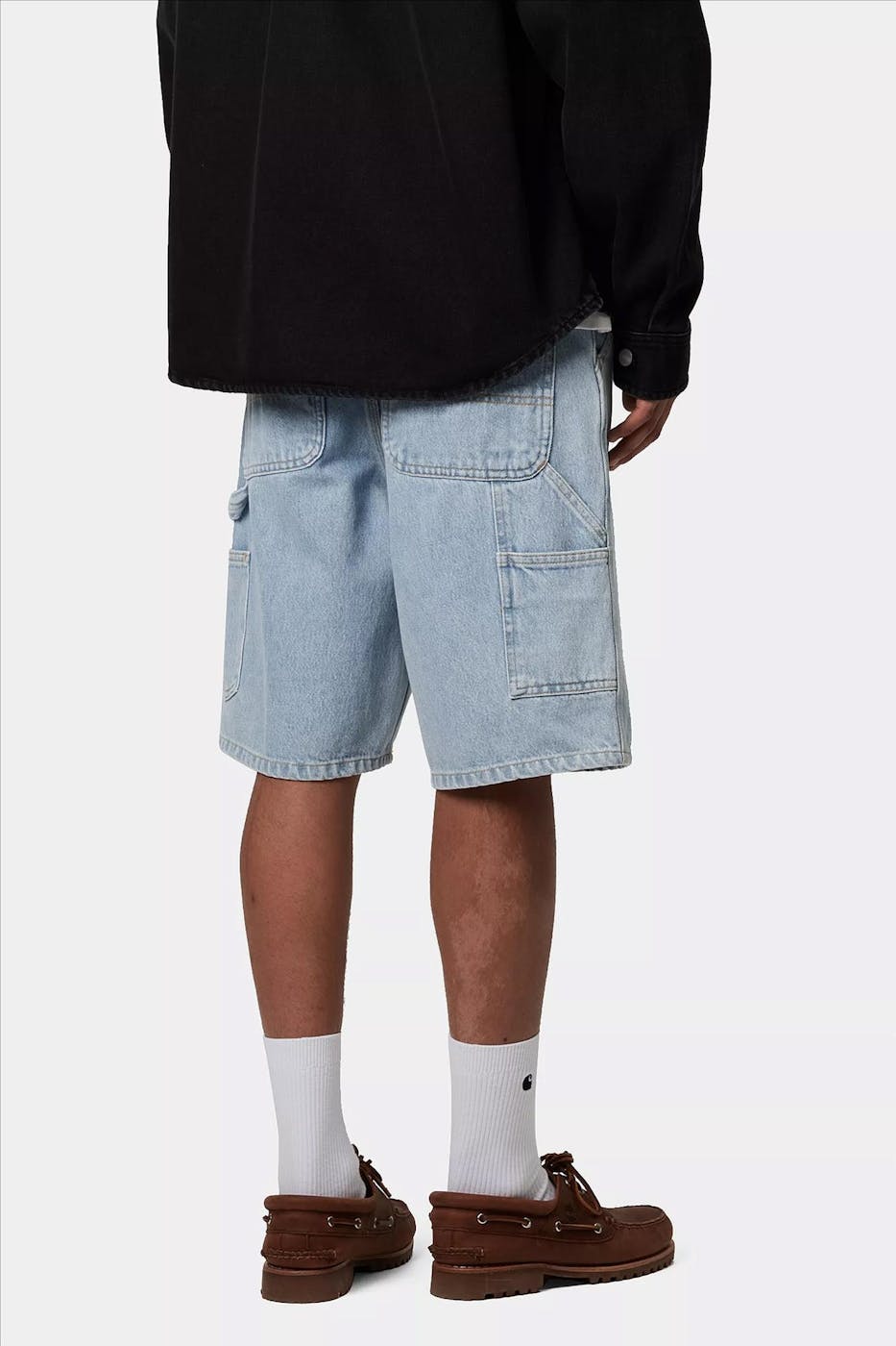 Carhartt WIP - Lichtblauwe Single Knee short