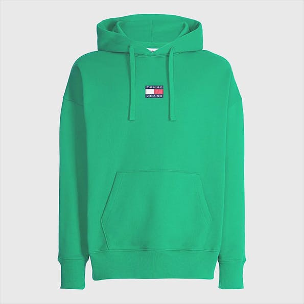 Tommy Jeans - Groene Logo Badge hoodie