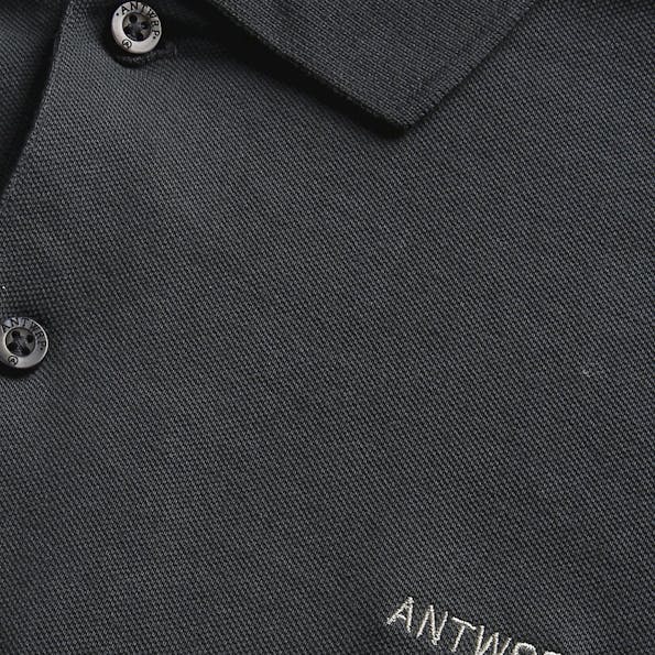 Antwrp - Grijsgroene Long Sleeve polo
