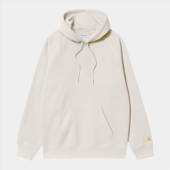 Carhartt WIP - Ecru Chase hoodie