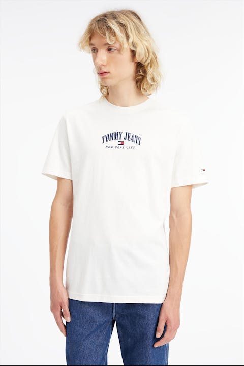 Tommy Jeans - Ecru Classic Varsity T-shirt