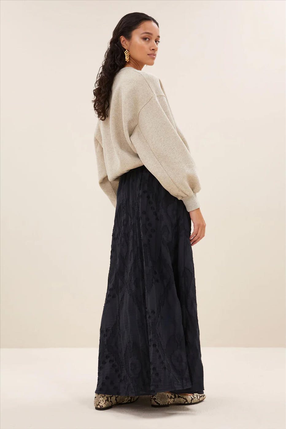 BY BAR - Gouden Bodil Sparkle sweater