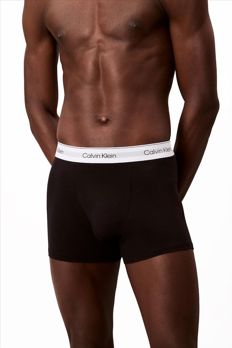 Calvin Klein Underwear - Zwarte 3-pack Cotton trunk boxershorts