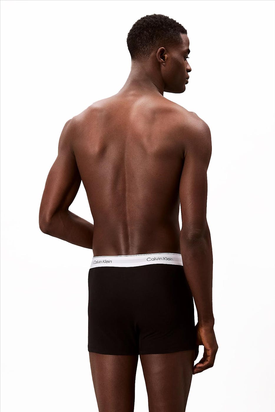 Calvin Klein Underwear - Zwarte 3-pack Cotton trunk boxershorts