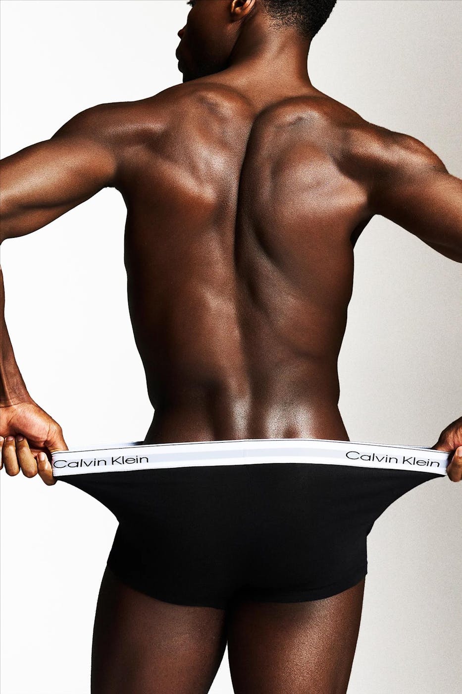 Calvin Klein Underwear - Zwarte 3-pack Cotton trunk boxershorts