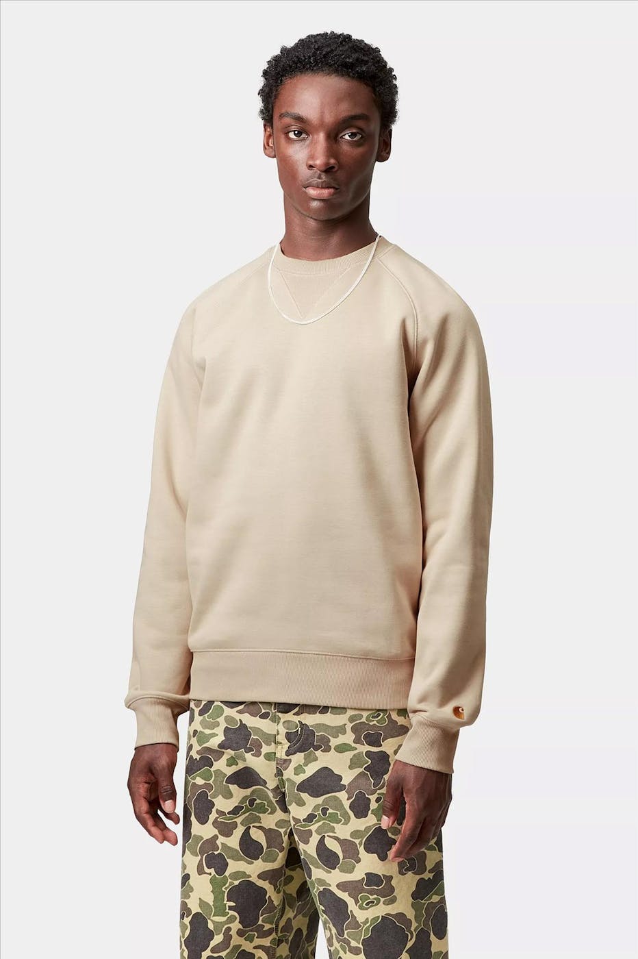 Carhartt WIP - Ecru Chase sweater