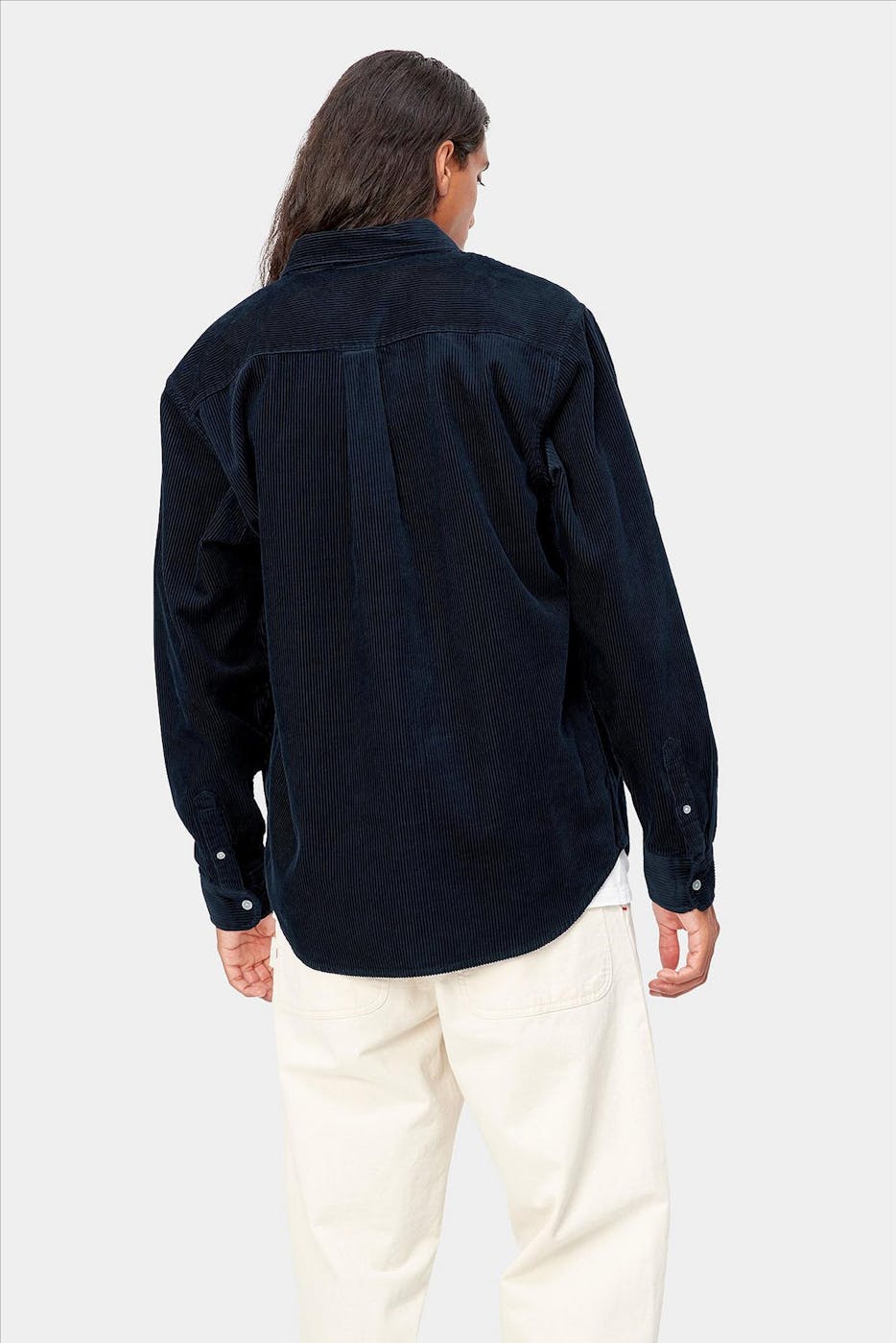Carhartt WIP - Donkerblauw Madison Cord hemd