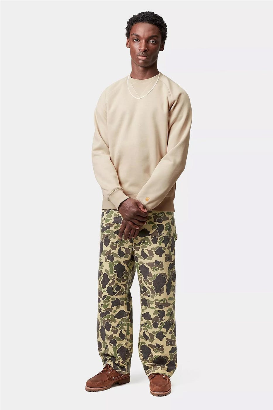 Carhartt WIP - Ecru Chase sweater