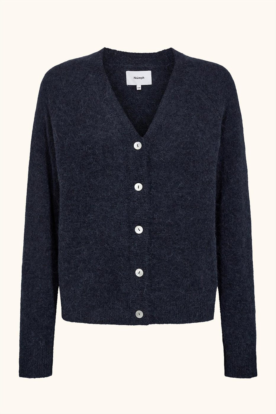 Nümph - Donkerblauwe Riette V-Neck cardigan