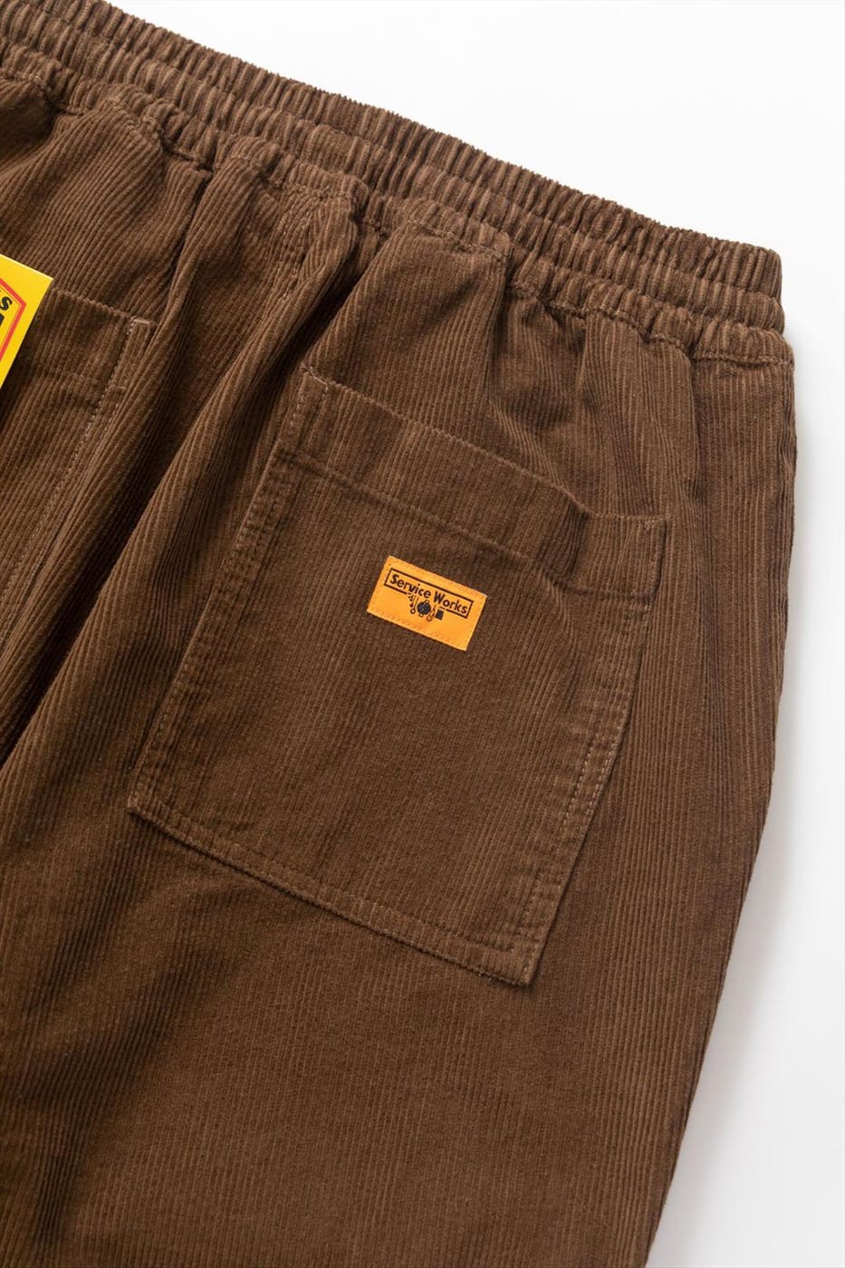 Service Works - Bruine Corduroy Chef broek