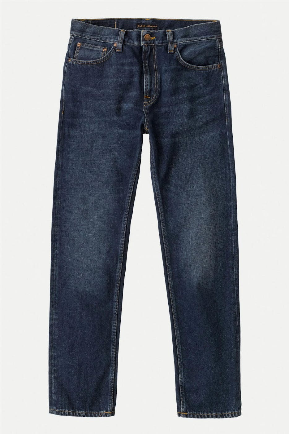 Nudie Jeans Co. - Donkerblauwe Gritty Jackson straight jeans