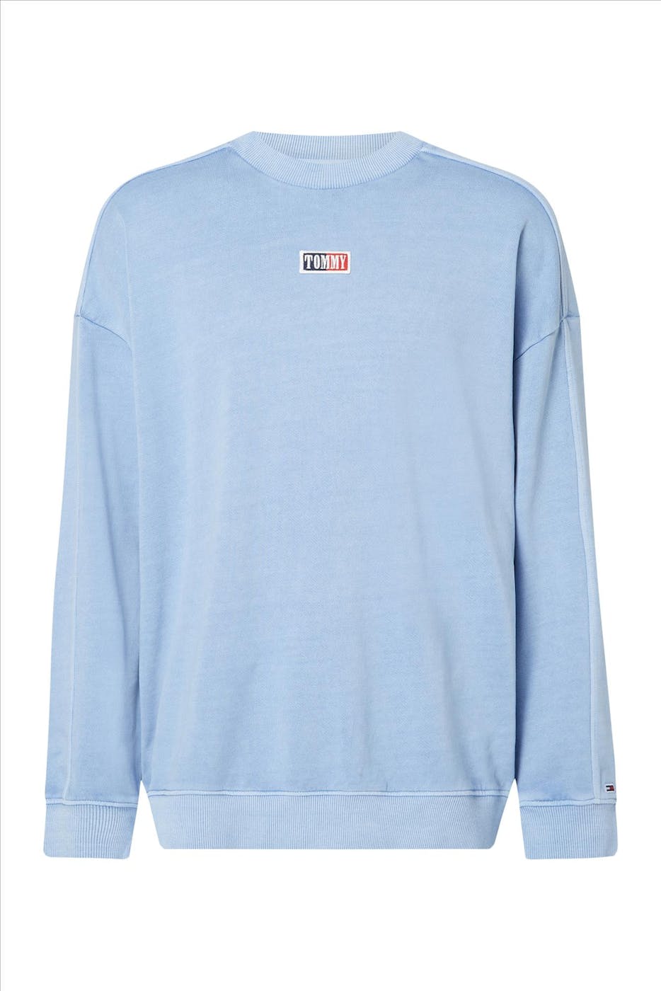 Tommy Jeans - Lichtblauwe Timeless Skater sweater