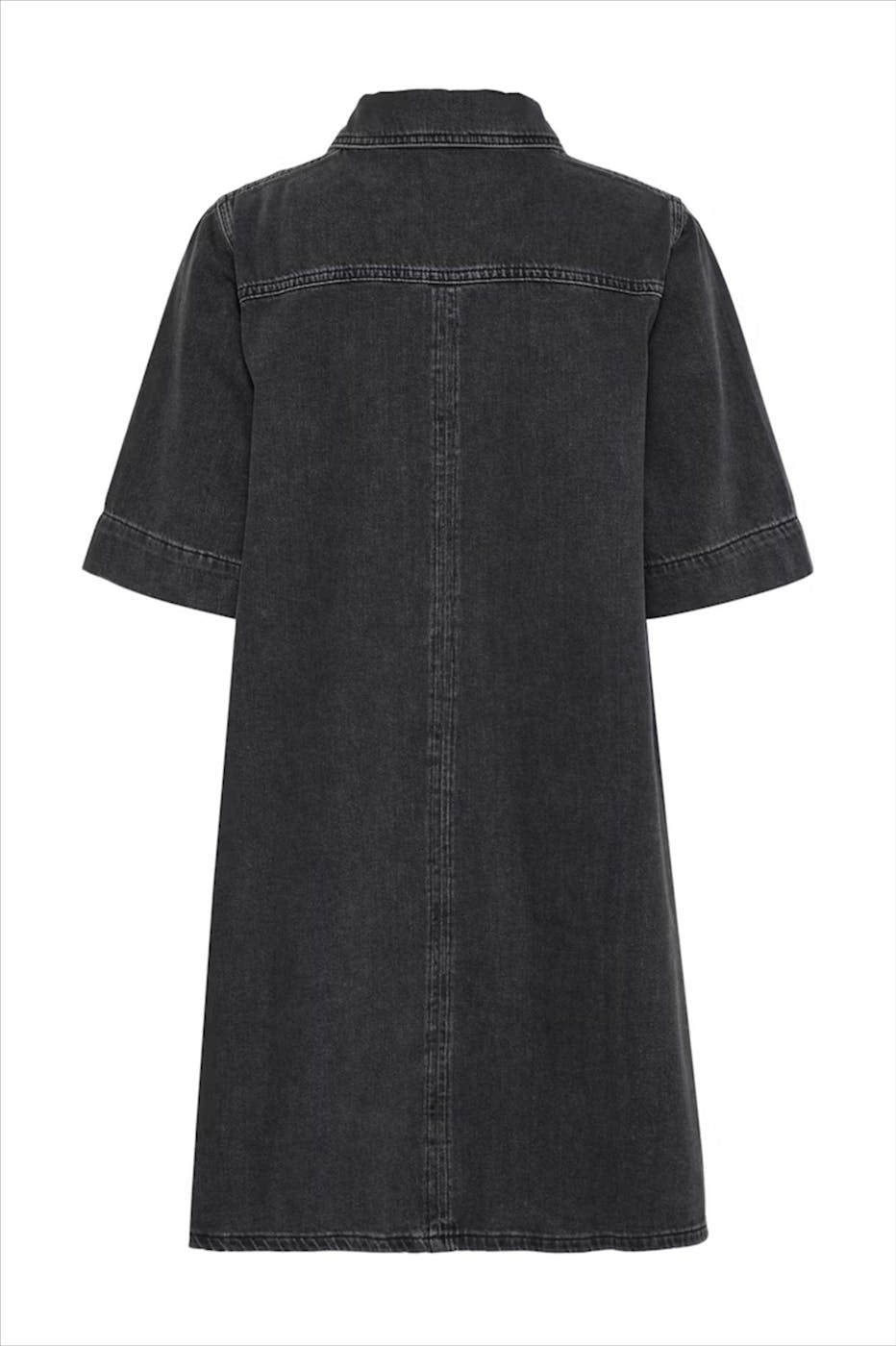 My Essential Wardrobe - Donkergrijze Malo jeansjurk