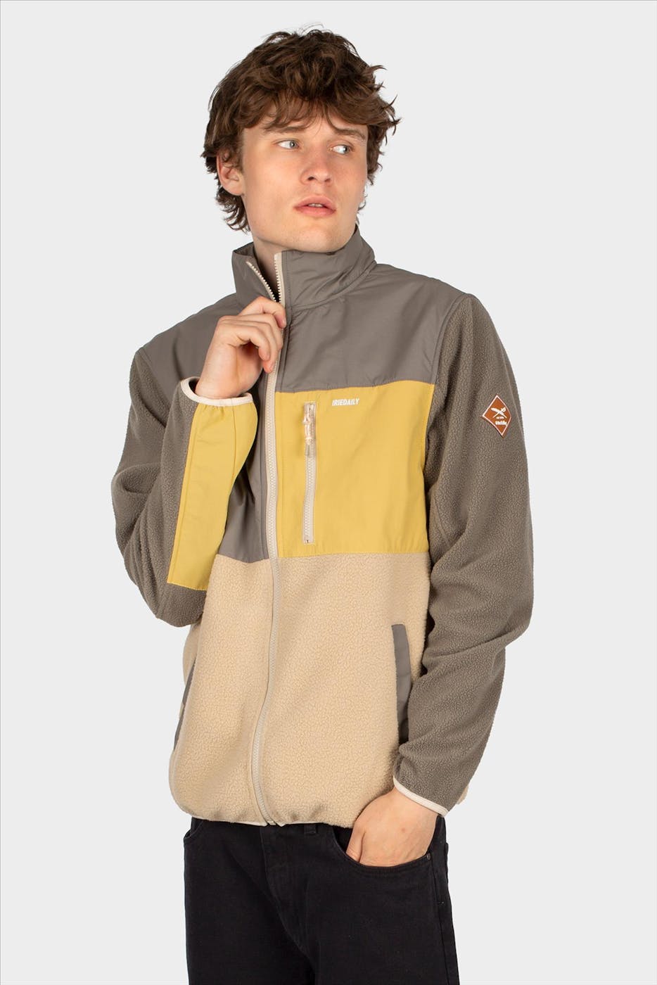 Iriedaily - Groene Auf Deck Fleece jas