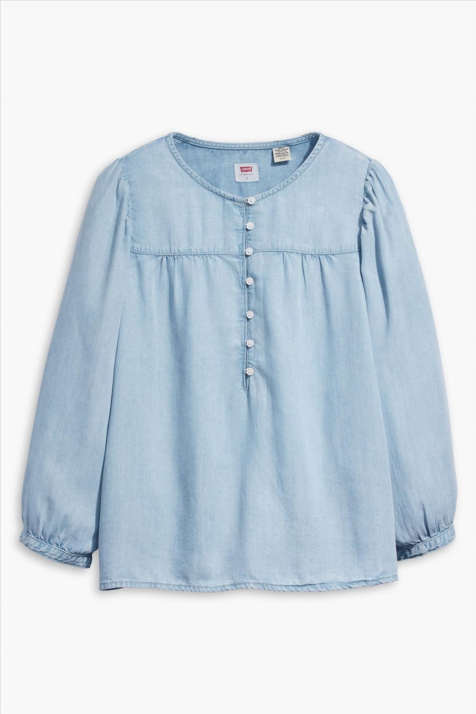 Levi's - Lichtblauwe Halsey blouse