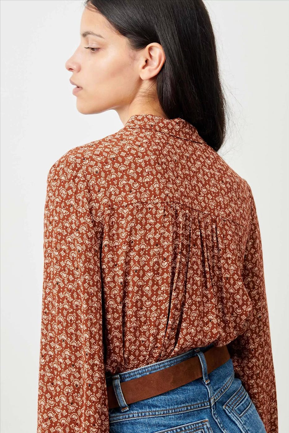 Sessùn - Terracotta Nastassia blouse
