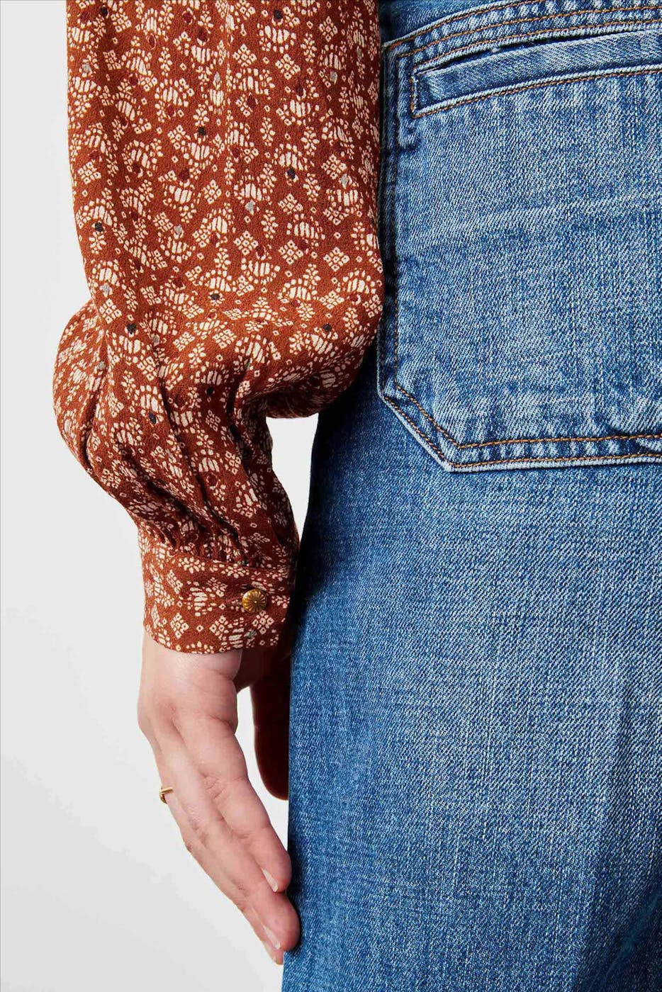 Sessùn - Terracotta Nastassia blouse
