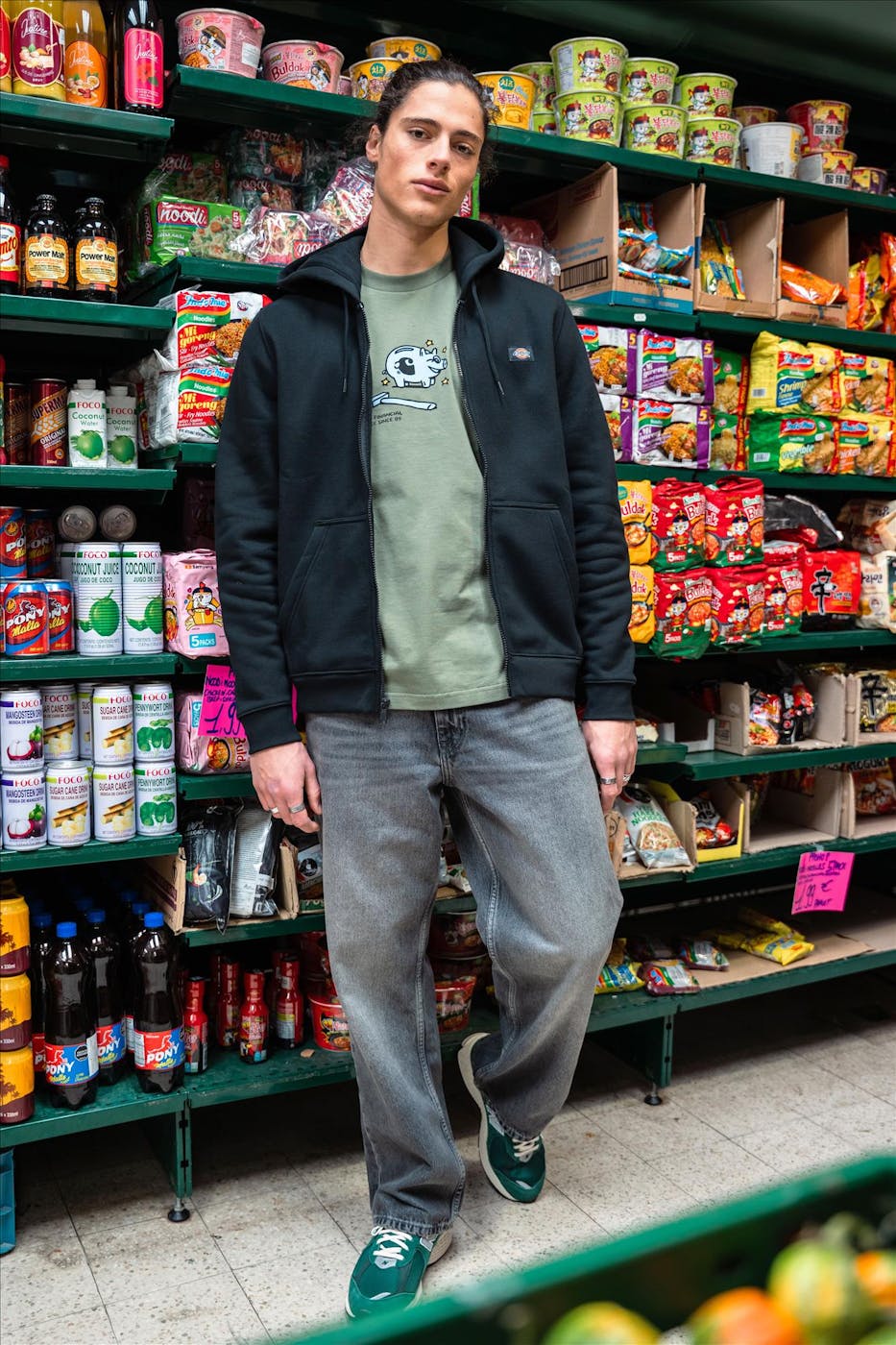 Dickies - Zwarte Oakport Zip hoodie