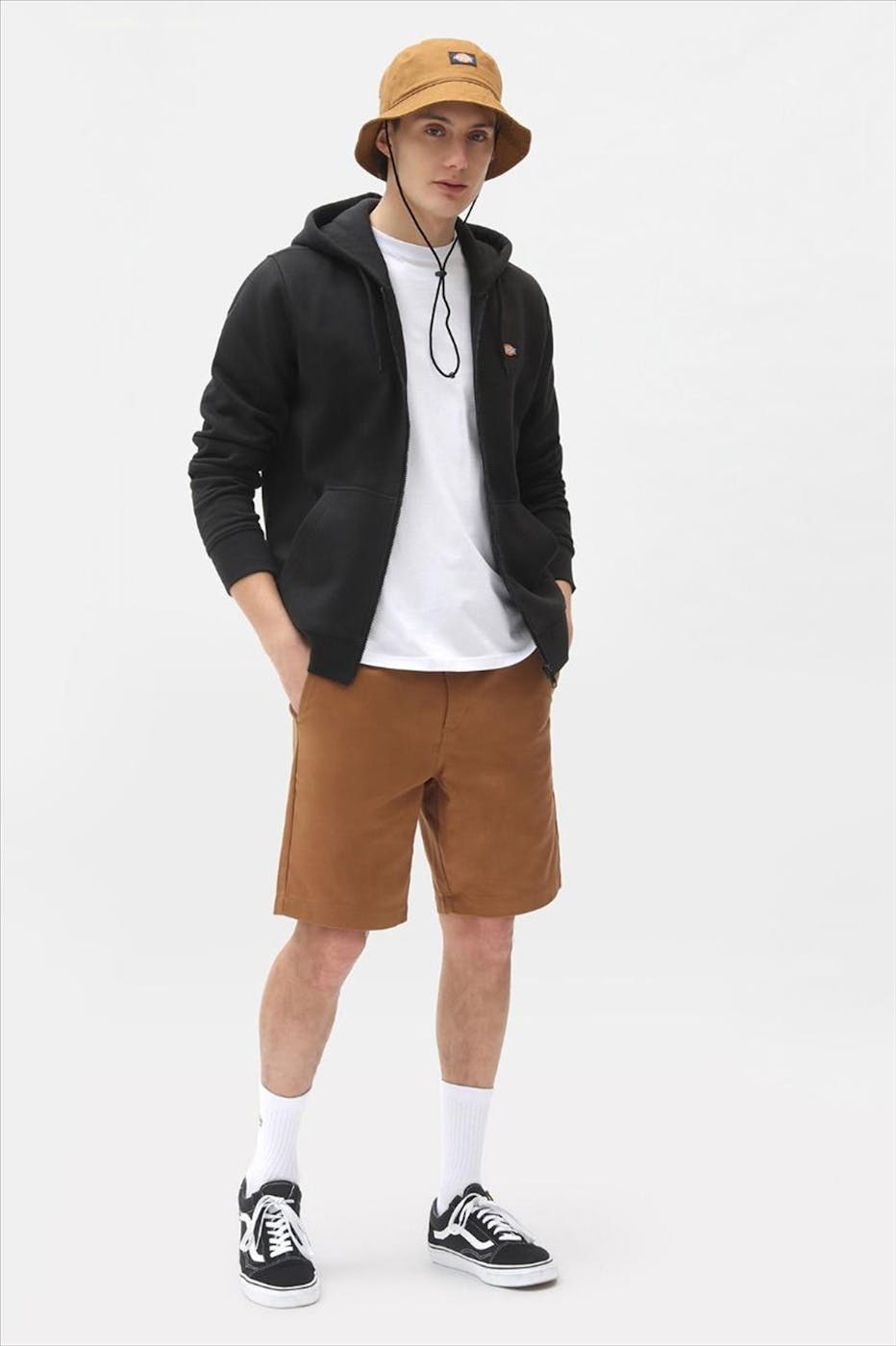 Dickies - Zwarte Oakport Zip hoodie