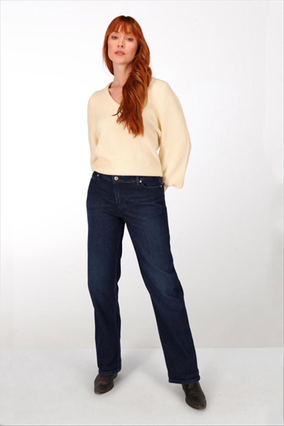 Lee Cooper - Donkerblauwe Kiki bootcut jeans