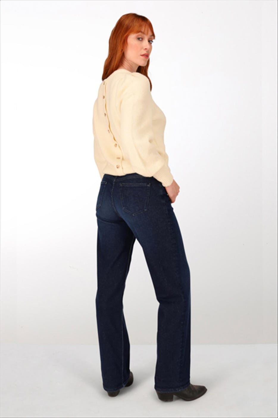 Lee Cooper - Donkerblauwe Kiki bootcut jeans