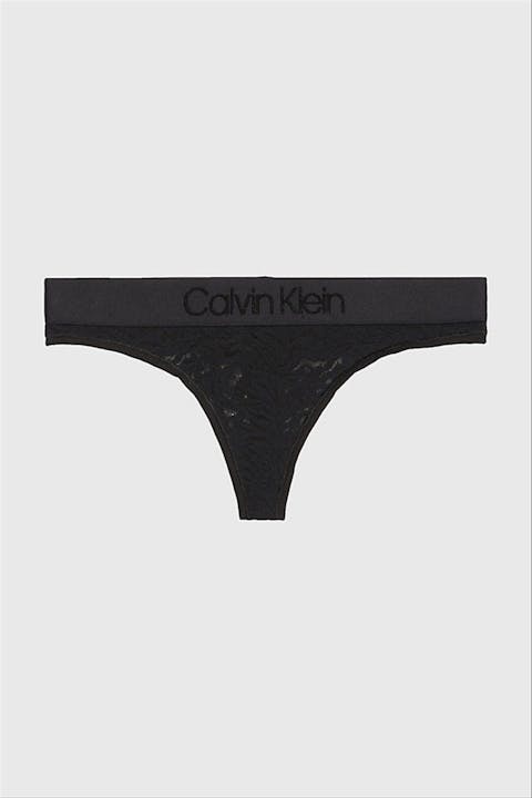 Calvin Klein Underwear - Zwarte Kanten string