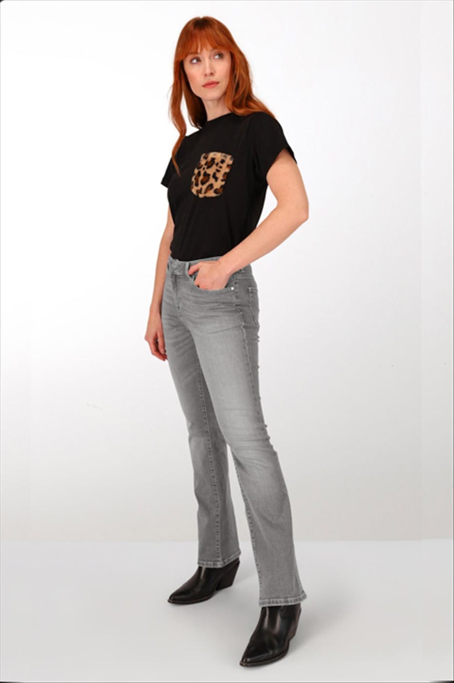 Lee Cooper - Grijze Kate flare jeans