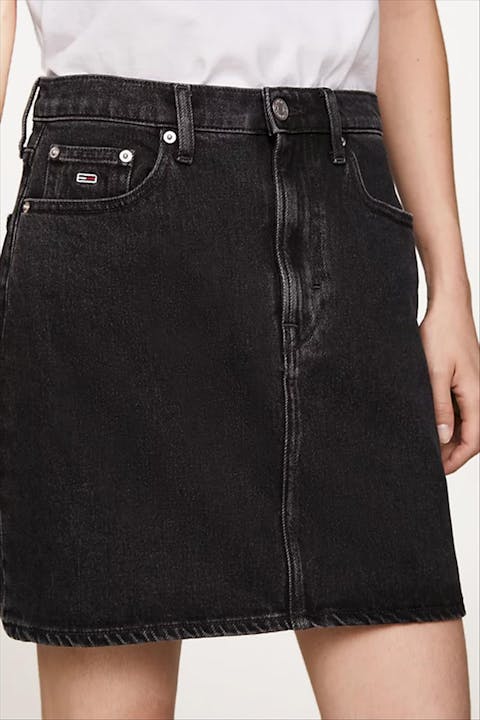 Tommy Jeans - Zwarte Mom jeansrok