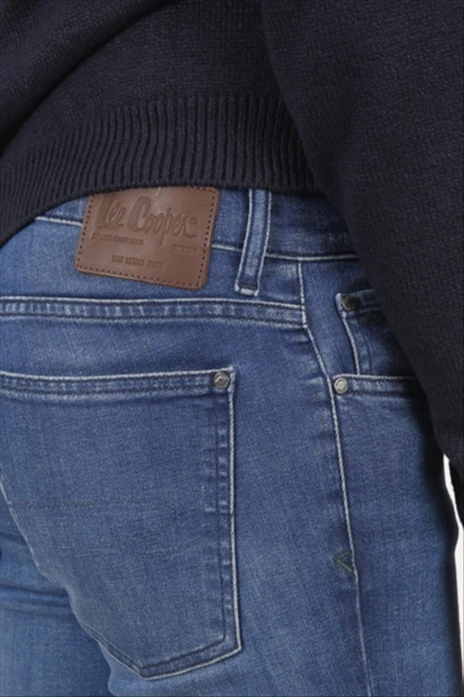 Lee Cooper - Blauwe LC110ZP straight slim jeans
