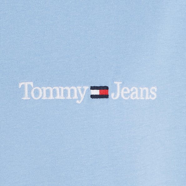 Tommy Jeans - Lichtblauwe Classic Logo T-shirt