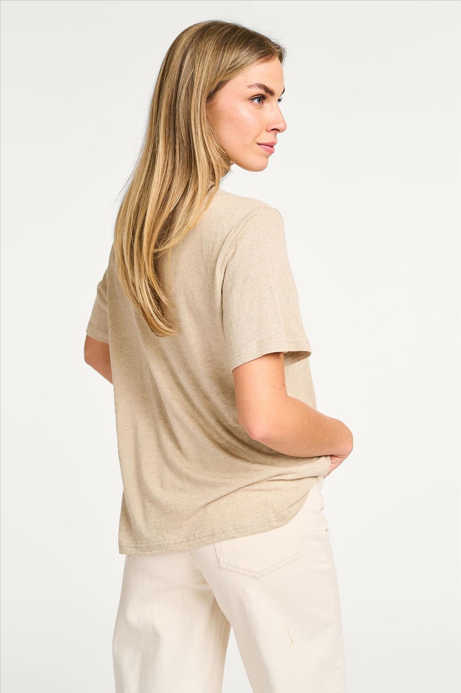 My Essential Wardrobe - Beige Lisa T-shirt