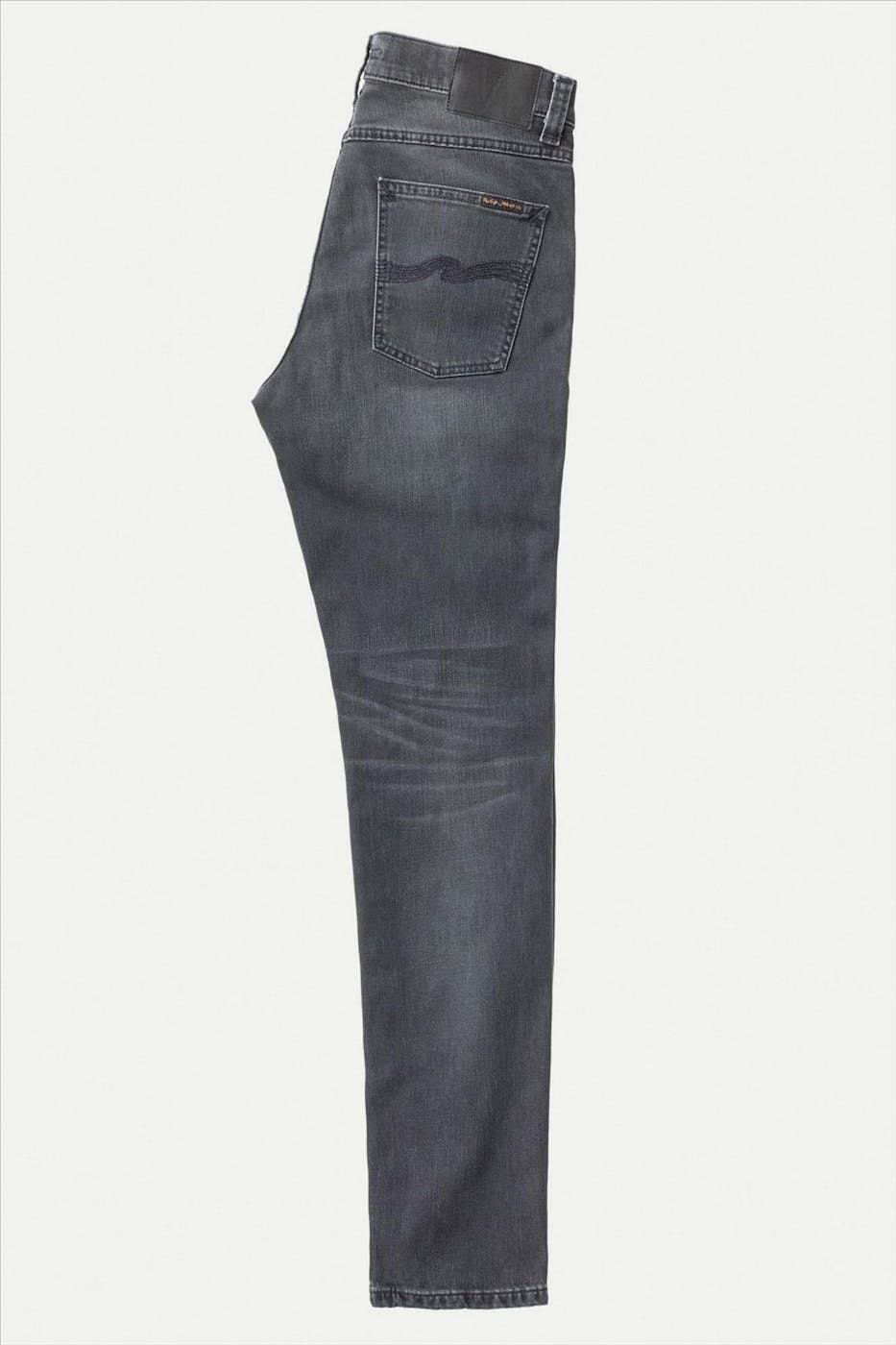 Nudie Jeans Co. - Donkergrijze Lean Dean slim tapered jeans