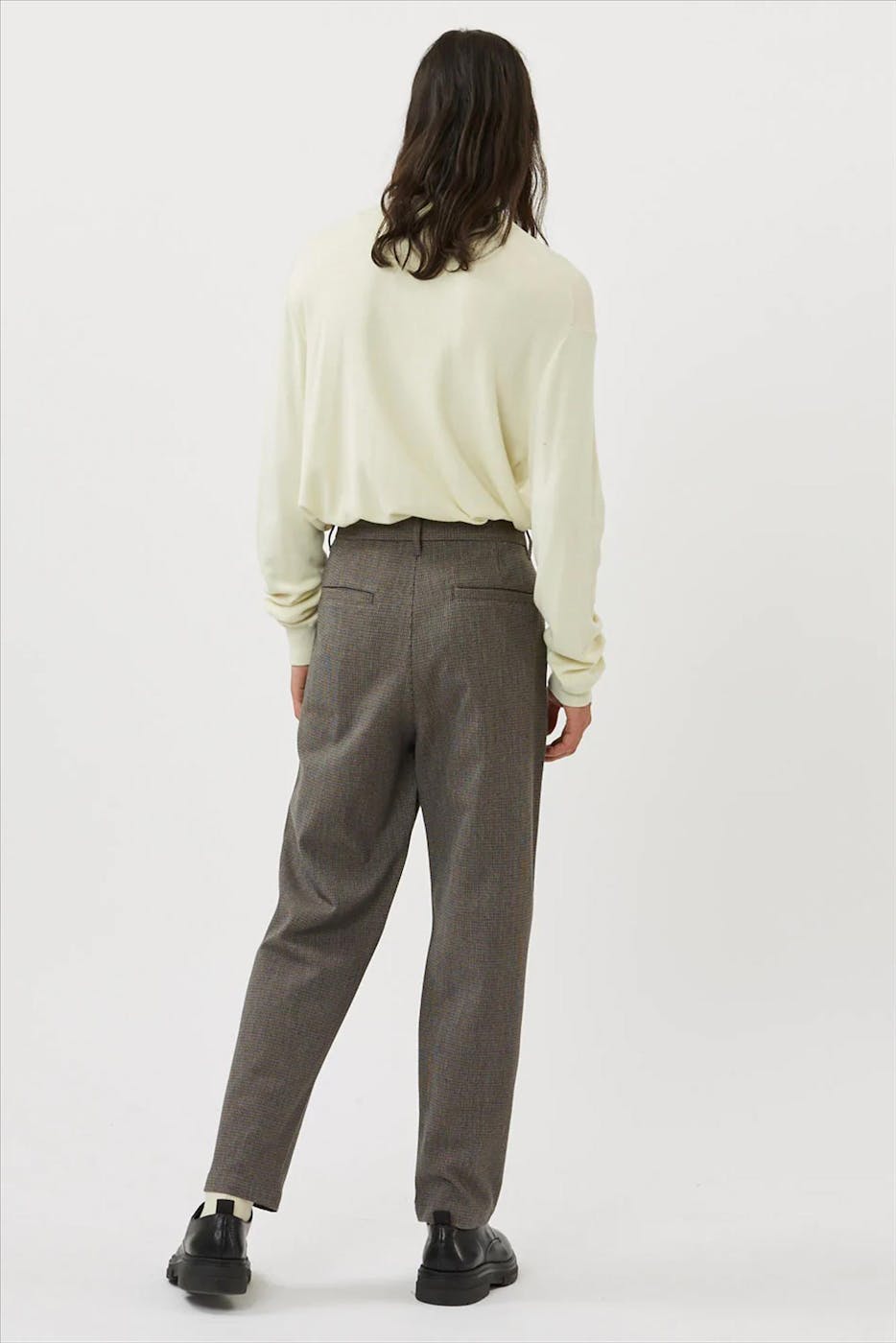 Minimum - Beige Pleato broek