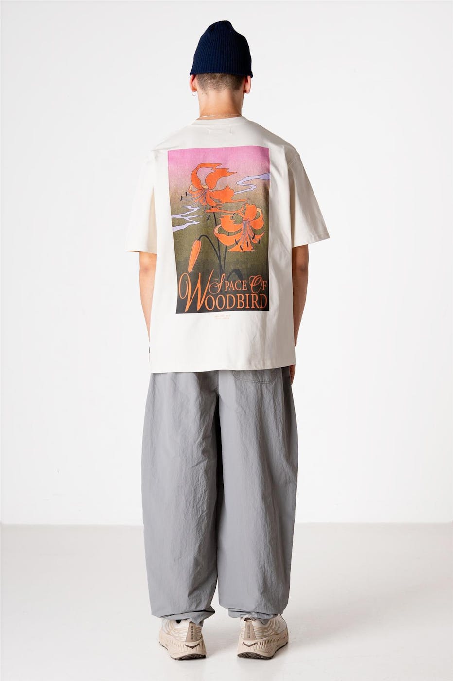 WOODBIRD - Ecru Baine Flower T-shirt