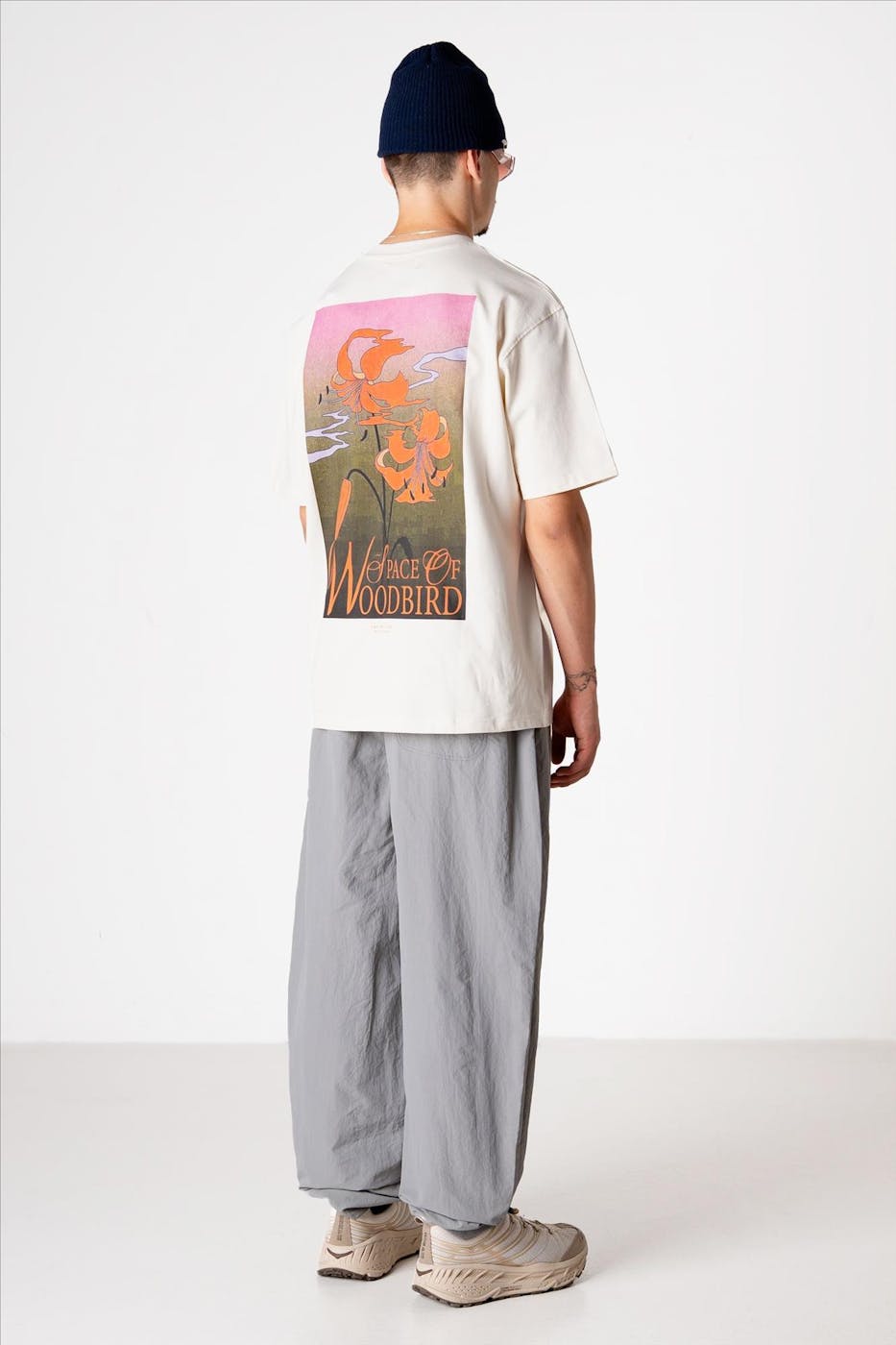 WOODBIRD - Ecru Baine Flower T-shirt
