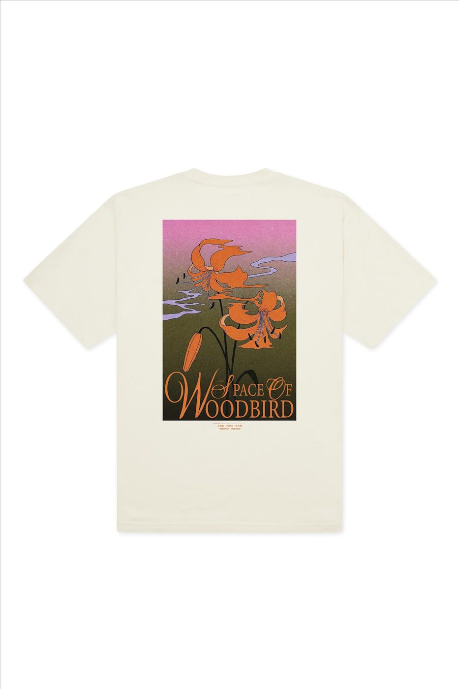 WOODBIRD - Ecru Baine Flower T-shirt