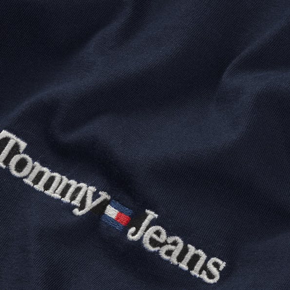 Tommy Jeans - Donkerblauwe Classic Linear T-shirt